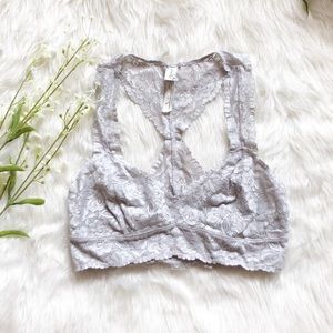 Free People Galoon Lace Racerback Bra
